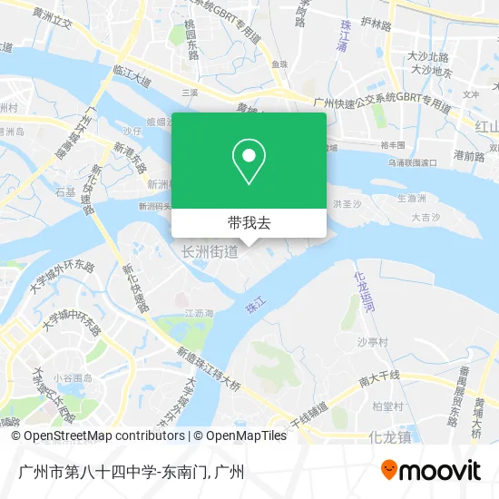 广州市第八十四中学-东南门地图