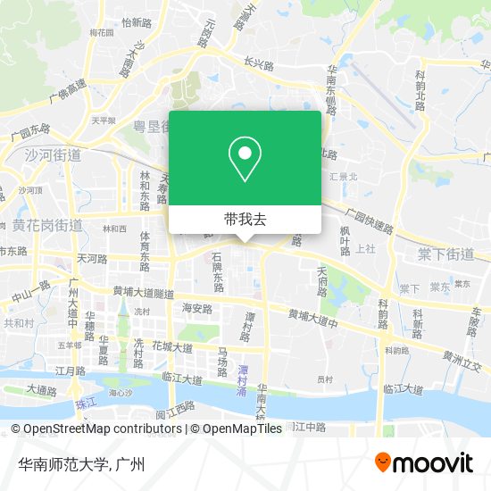 华南师范大学地图