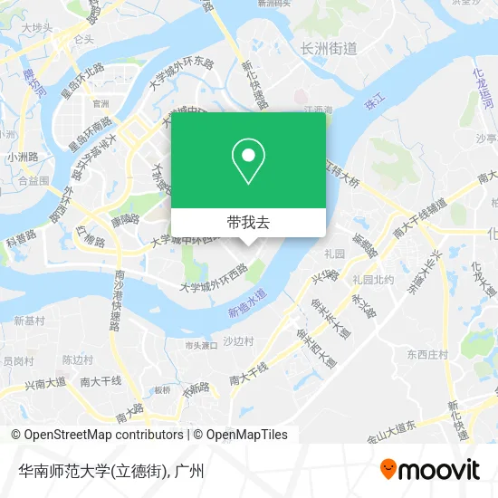 华南师范大学(立德街)地图