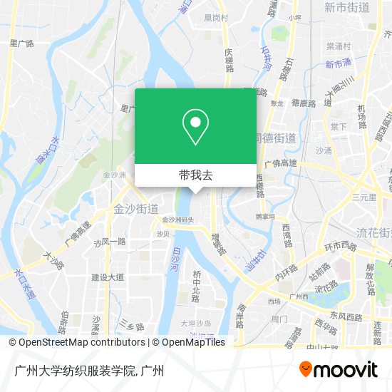 广州大学纺织服装学院地图