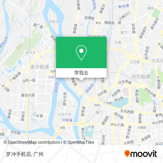 罗冲手机店地图