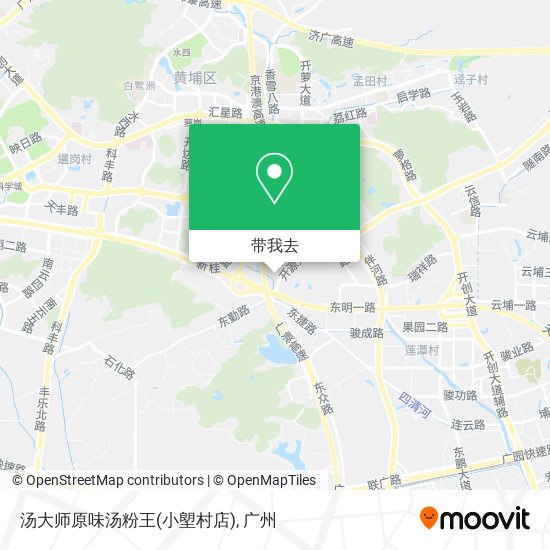 汤大师原味汤粉王(小塱村店)地图