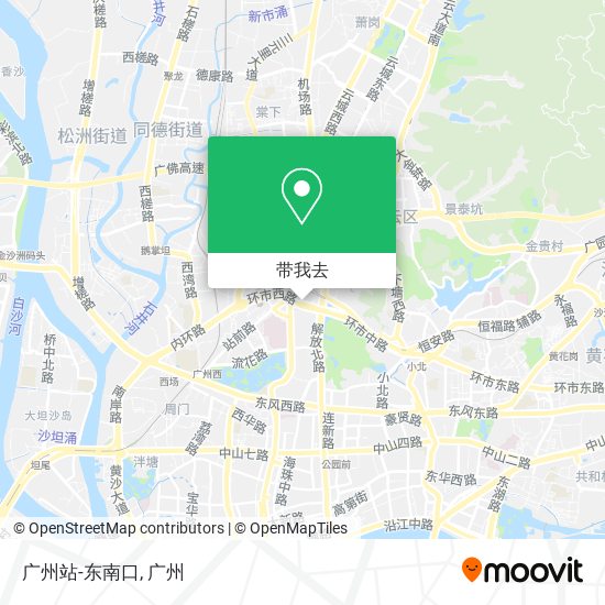广州站-东南口地图