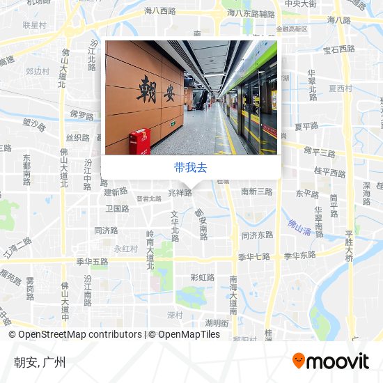 朝安地图
