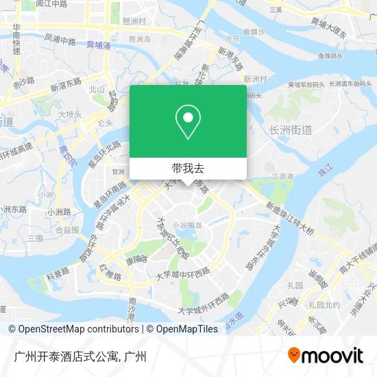 广州开泰酒店式公寓地图