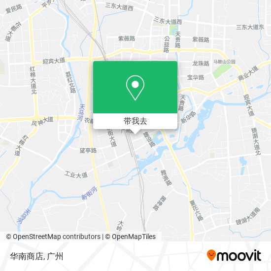 华南商店地图