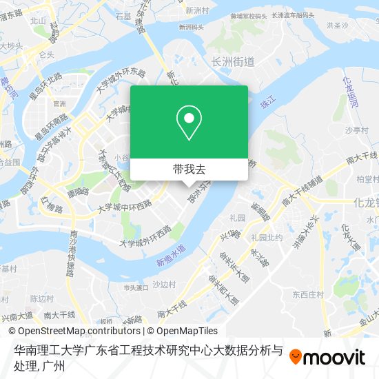 华南理工大学广东省工程技术研究中心大数据分析与处理地图