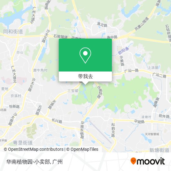 华南植物园-小卖部地图