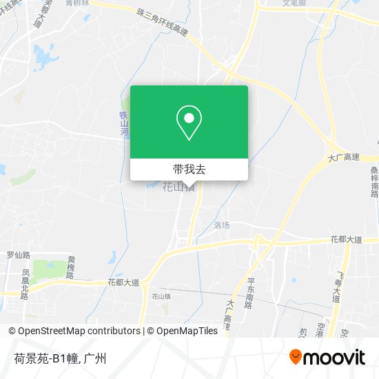 荷景苑-B1幢地图