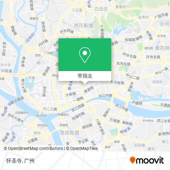 怀圣寺地图