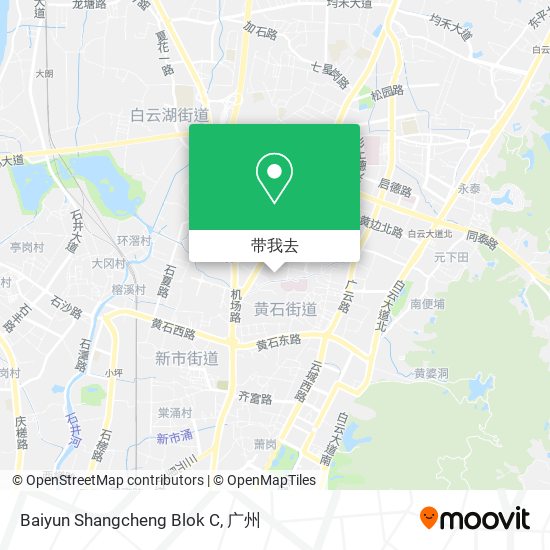 Baiyun Shangcheng Blok C地图
