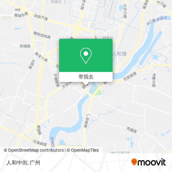 人和中街地图