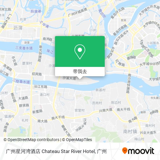 广州星河湾酒店 Chateau Star River Hotel地图