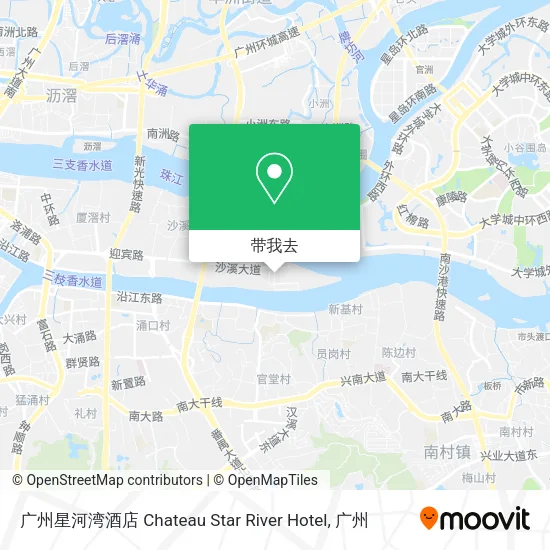 广州星河湾酒店 Chateau Star River Hotel地图