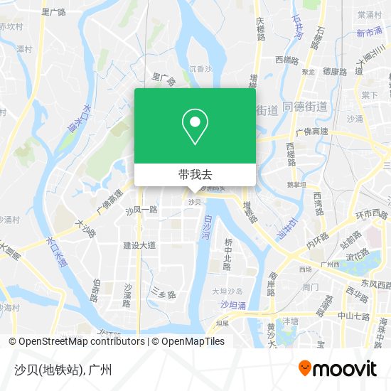 沙贝(地铁站)地图
