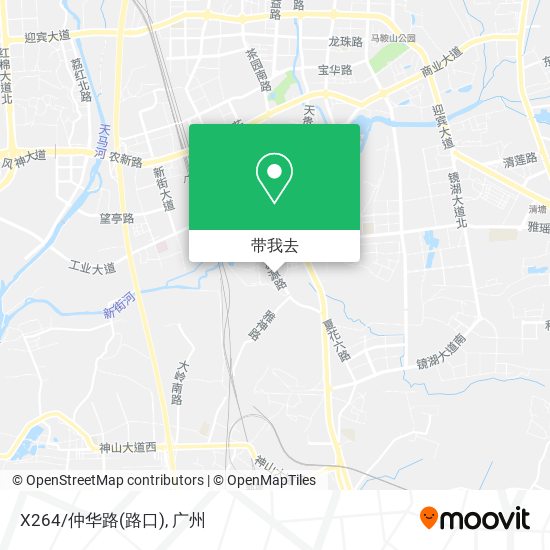 X264/仲华路(路口)地图