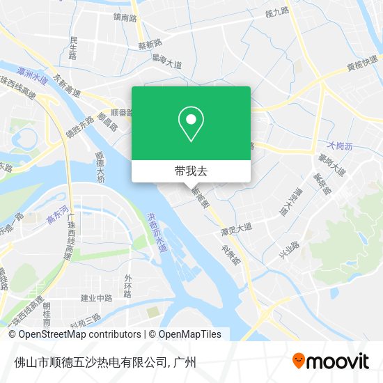 佛山市顺德五沙热电有限公司地图