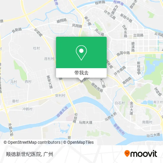 顺德新世纪医院地图