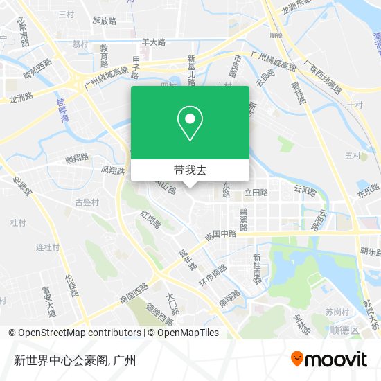 新世界中心会豪阁地图