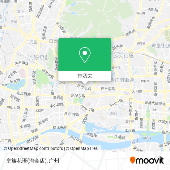 皇族花语(淘金店)地图