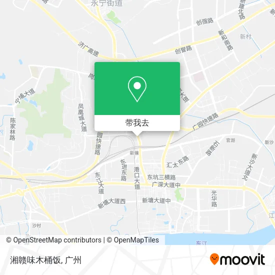 湘赣味木桶饭地图