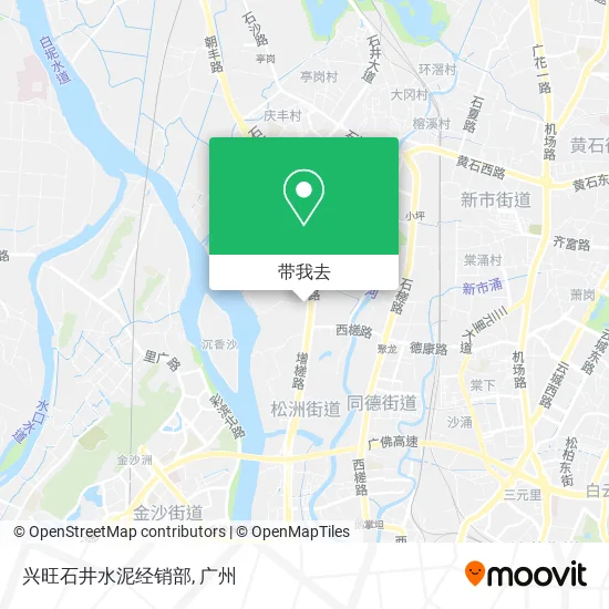 兴旺石井水泥经销部地图