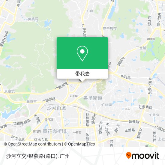 沙河立交/银燕路(路口)地图