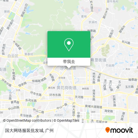 国大网络服装批发城地图
