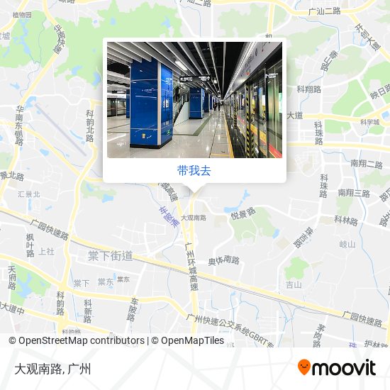 大观南路地图