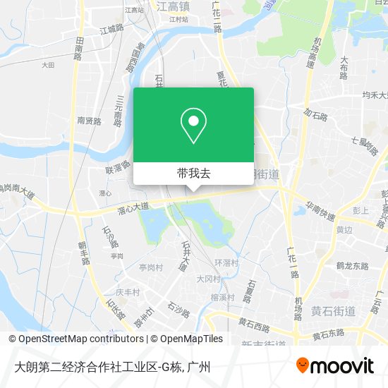 大朗第二经济合作社工业区-G栋地图