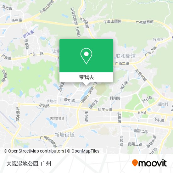 大观湿地公园地图