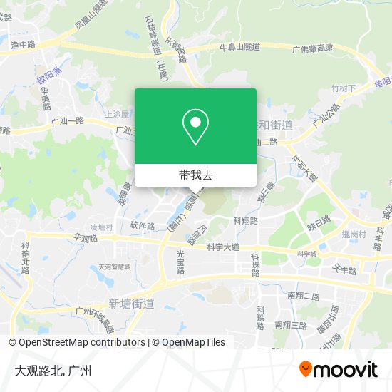 大观路北地图