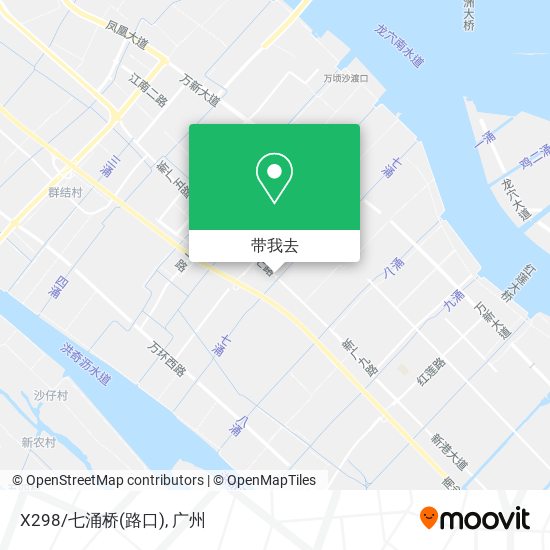 X298/七涌桥(路口)地图