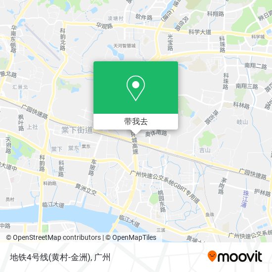 地铁4号线(黄村-金洲)地图
