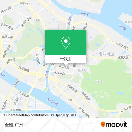 金洲地图