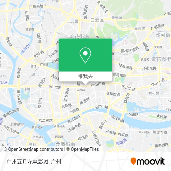 广州五月花电影城地图