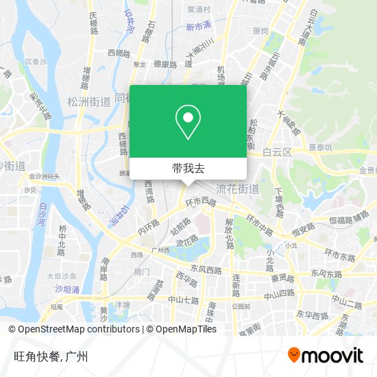 旺角快餐地图