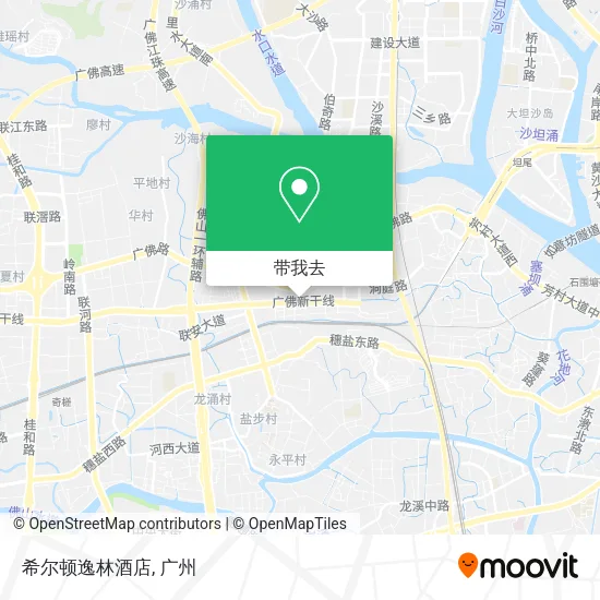 希尔顿逸林酒店地图