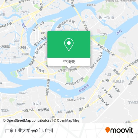 广东工业大学-南2门地图