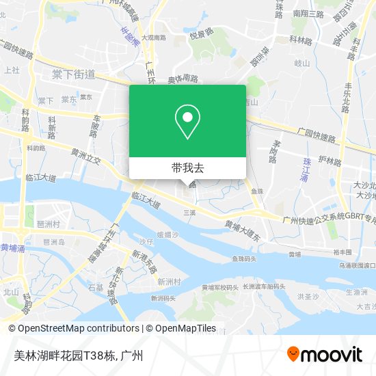 美林湖畔花园T38栋地图