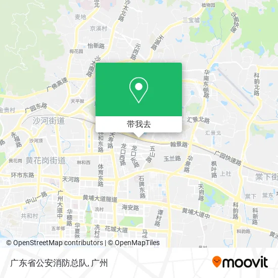 广东省公安消防总队地图