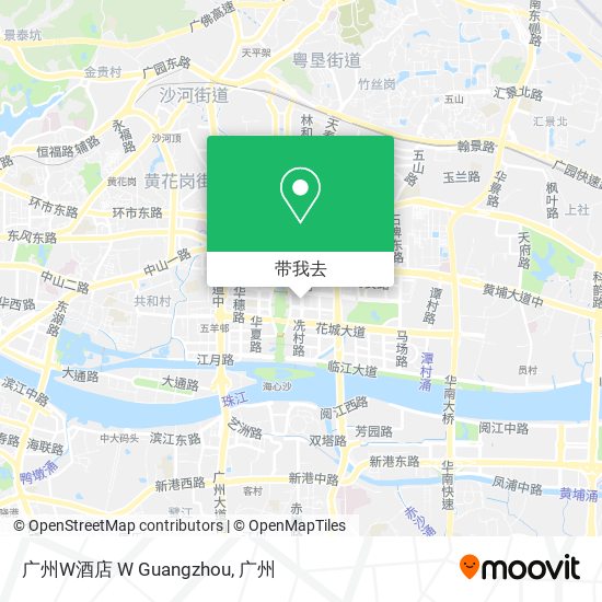 广州W酒店 W Guangzhou地图