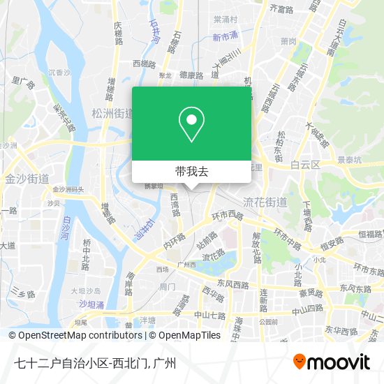 七十二户自治小区-西北门地图