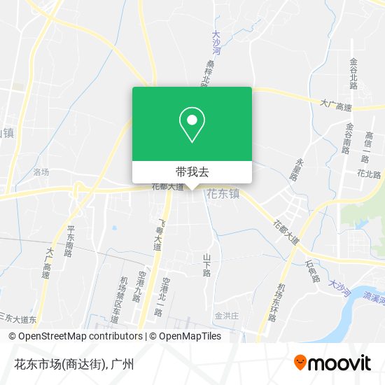 花东市场(商达街)地图