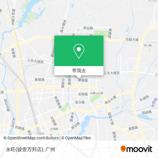 永旺(骏壹万邦店)地图
