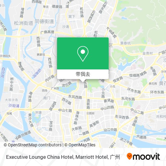 Executive Lounge China Hotel, Marriott Hotel地图