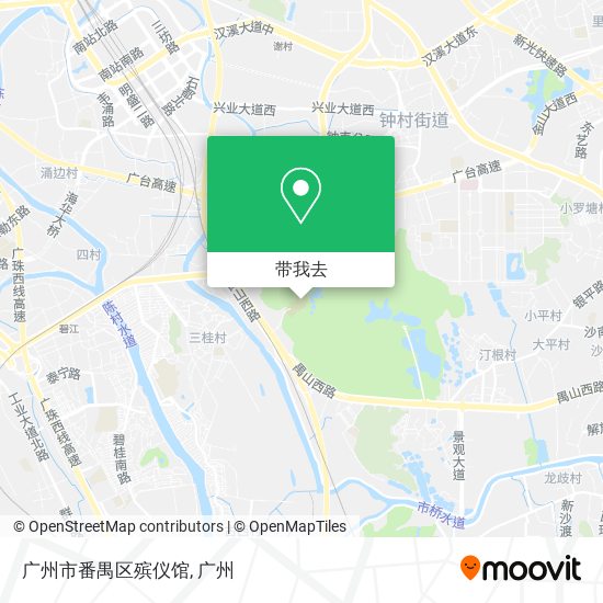 广州市番禺区殡仪馆地图