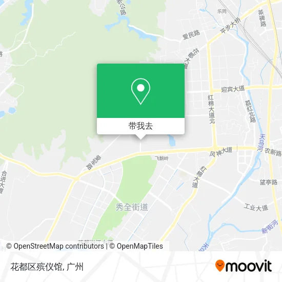 花都区殡仪馆地图