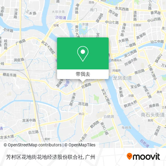 芳村区花地街花地经济股份联合社地图