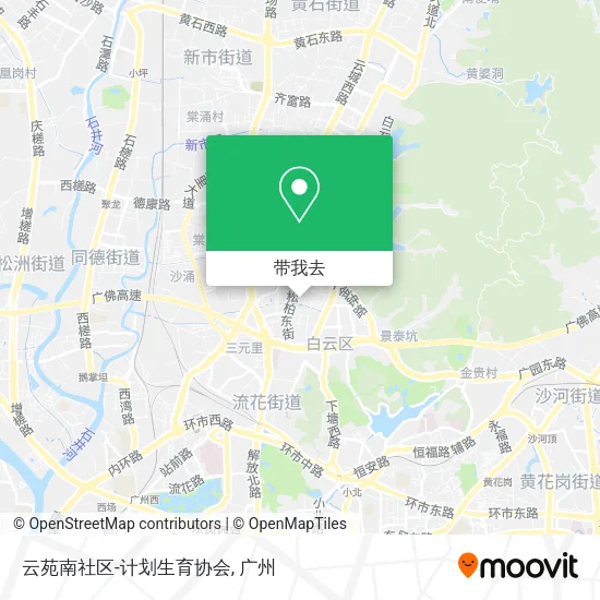云苑南社区-计划生育协会地图
